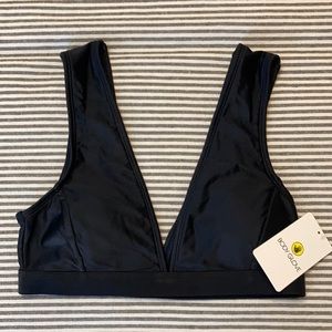 Body glove swimsuit top, black, size medium, NWT.